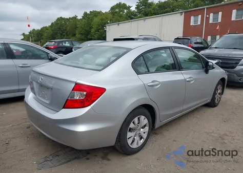 2012 Honda Civic Lx z USA, uszkodzony, nr VIN 2HGFB2F59CH333284